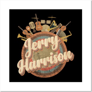 Music Tour Vintage Retro Style // Jeremiah Griffin Harrison Posters and Art